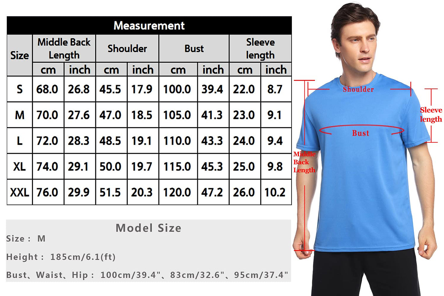 - iClosam 3 Pack Men Short Sleeve Athletic Tops- Dry Fit Gym Shirt -