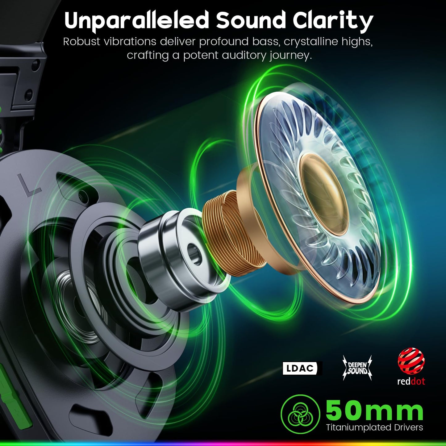 - WESEARY Wireless Gaming Headsets