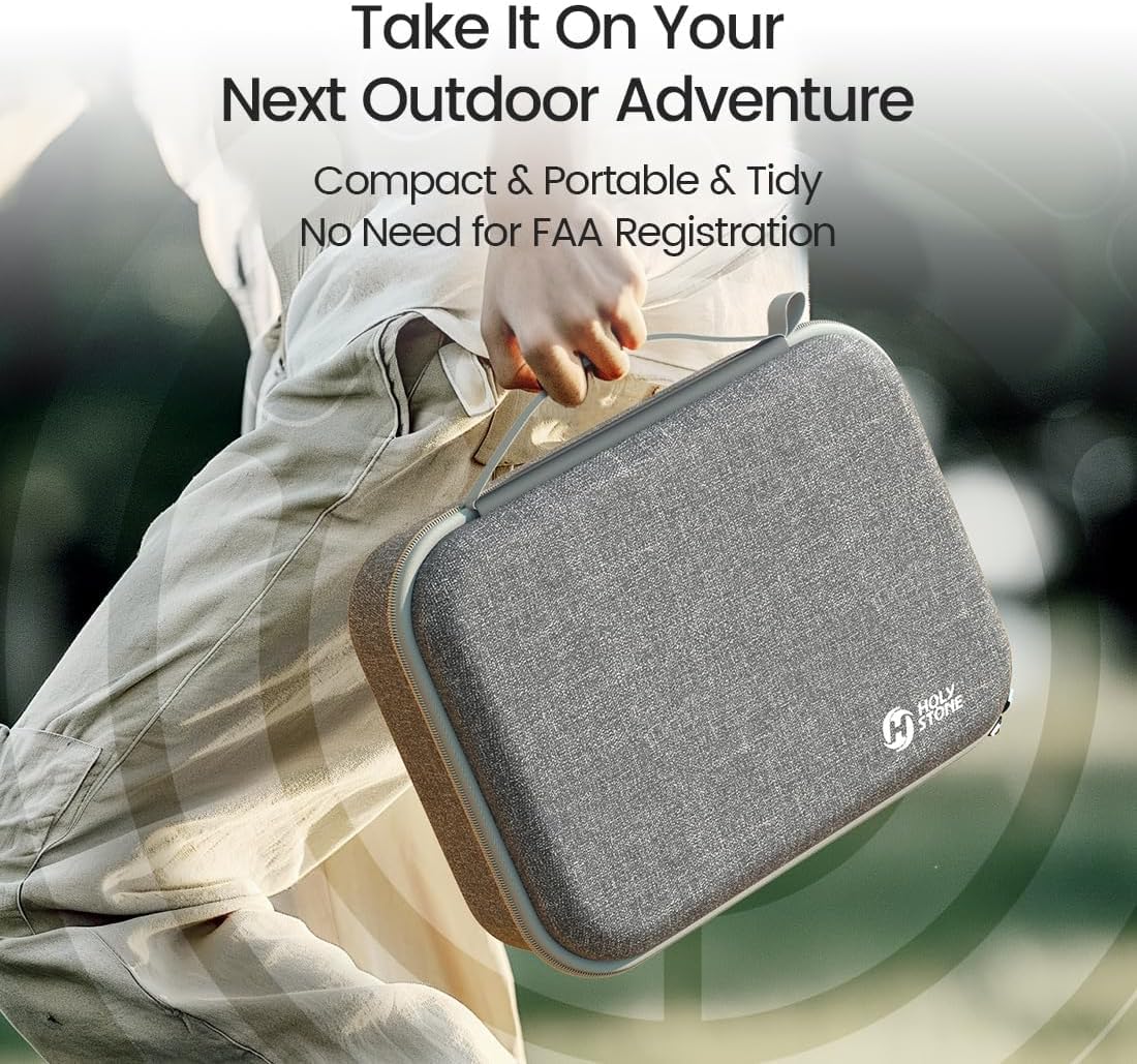 - Holy Stone GPS Drone With Camera | 4K | Foldable FPV RC Quadcopter -