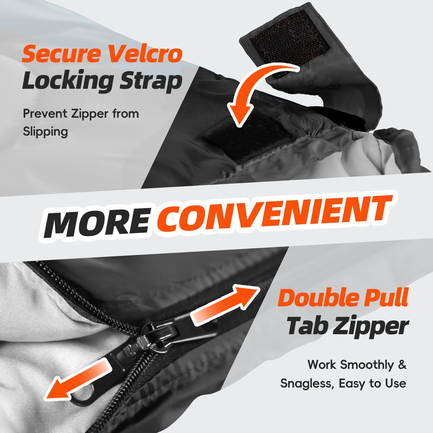 - MEREZA Sleeping Bags | XL |  Large Wide Sleeping Bag for Camping -