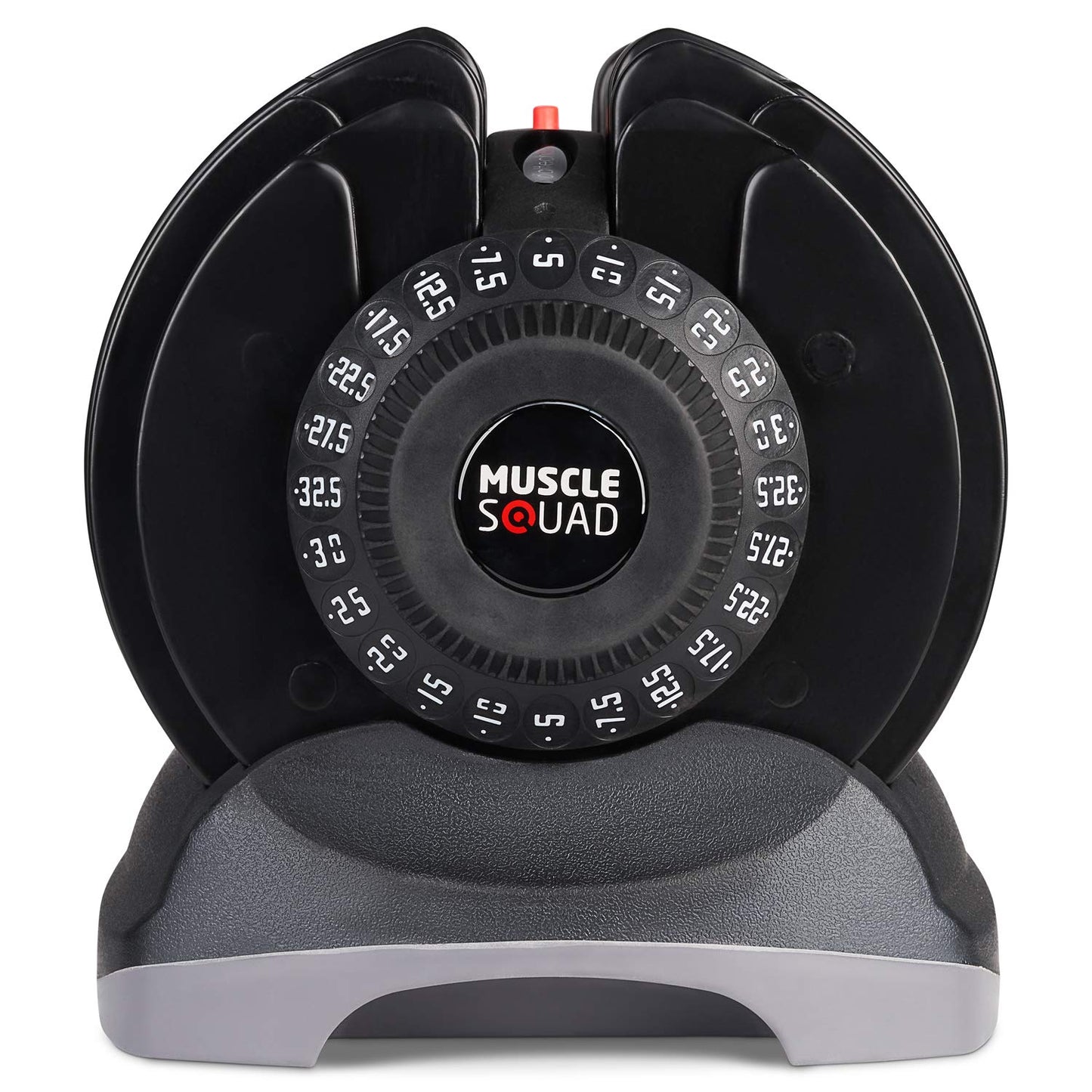 - MuscleSquad Pair of 32.5kg Adjustable Dumbbell - 12 in 1 Dumbbell | 5kg to 32.5kg -