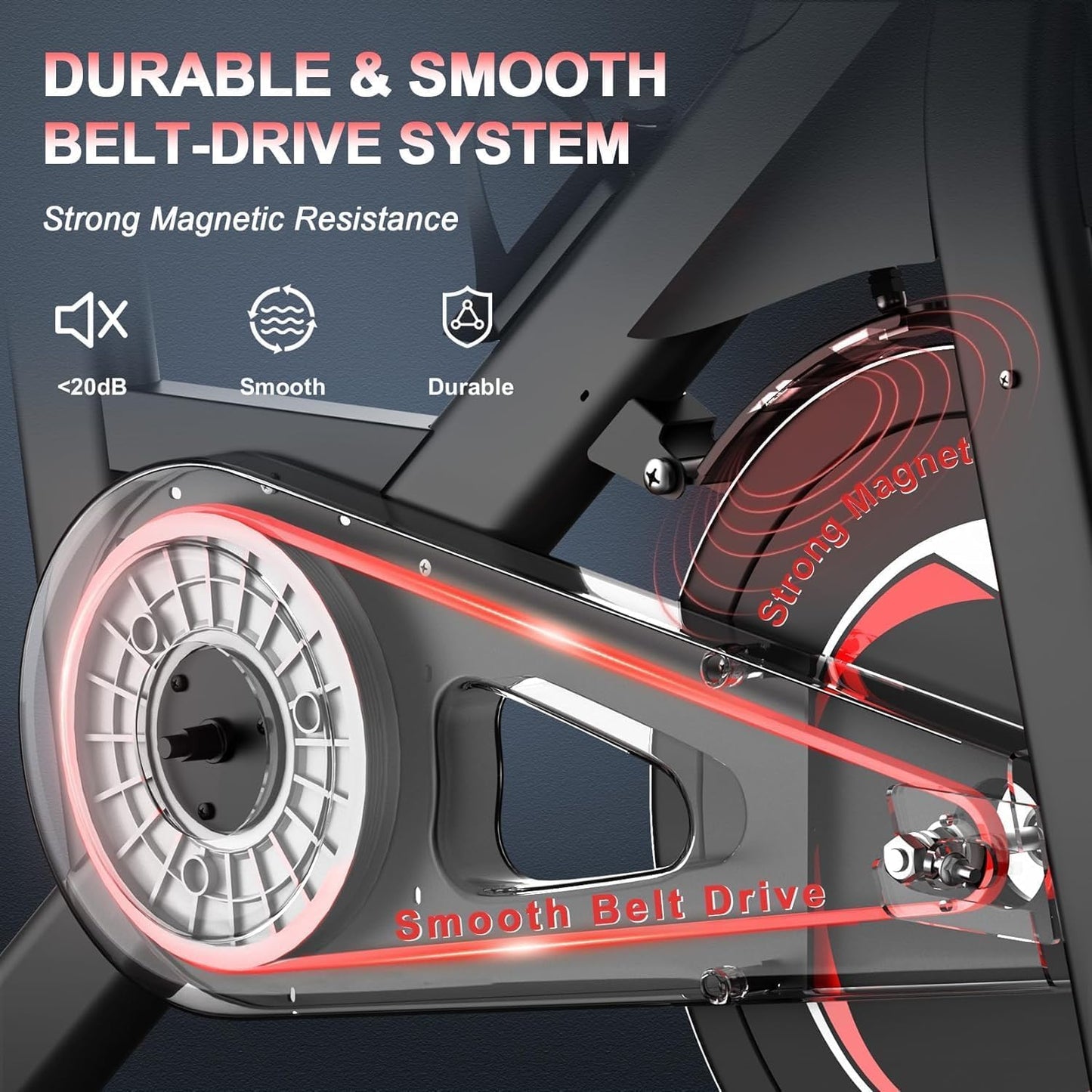 - Dripex Exercise Bike for Home Use | Magnetic Resistance Indoor Cycling Stationary Bike -