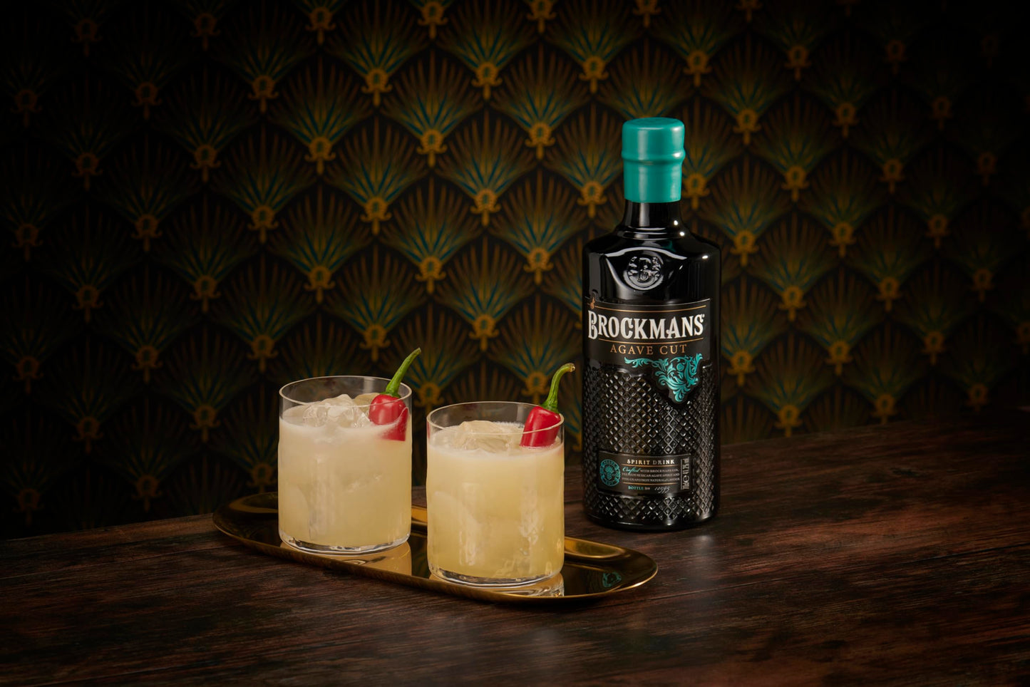 Brockmans Agave Cut crafted with Brockmans Gin, premium Mexican Agave Spirit and Pink Grapefruit, a small batch production 70cl, with gift box 41.2% abv