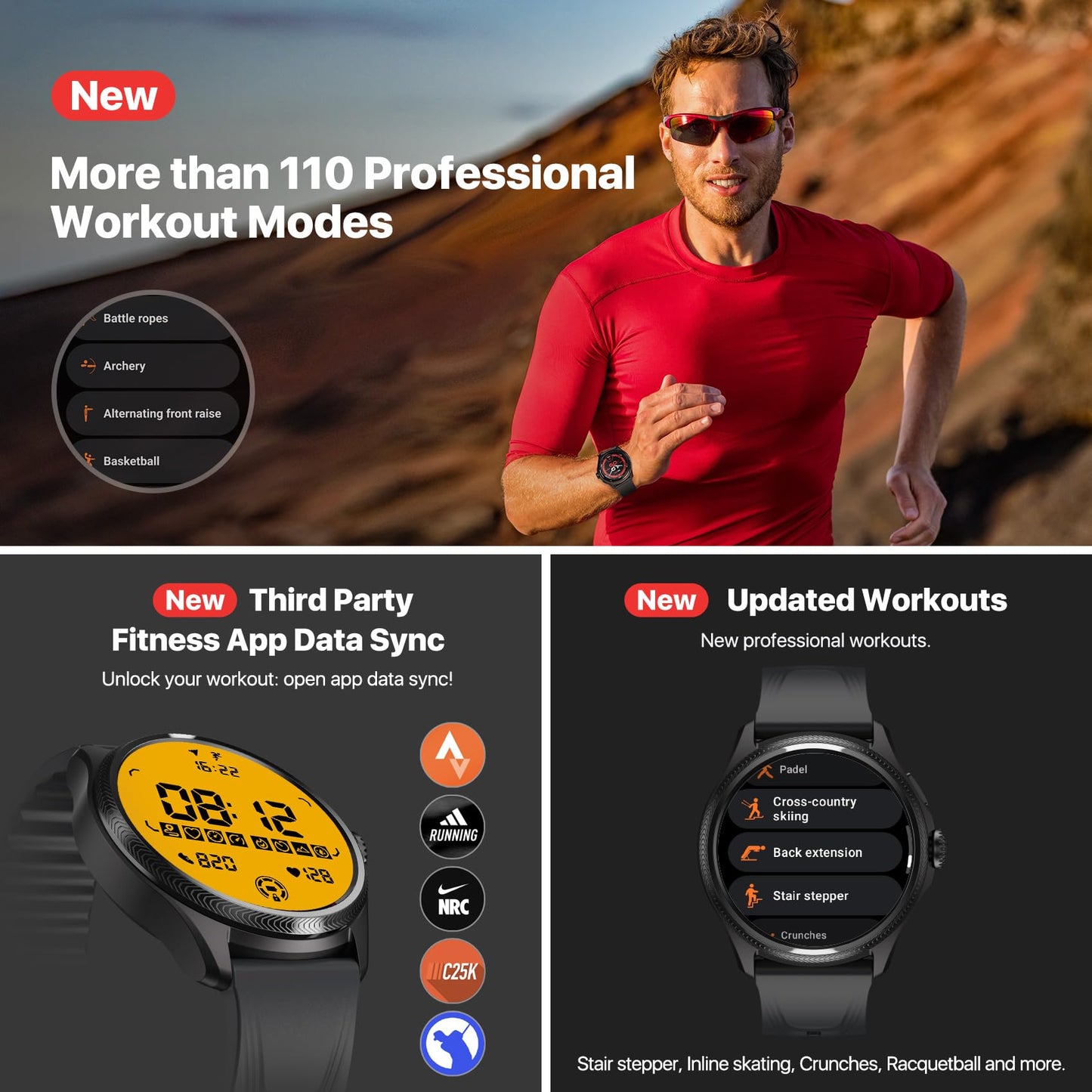 - TicWatch Pro 5 Enduro Smartwatch |  1.43" | Android Wear | Smart Watch -