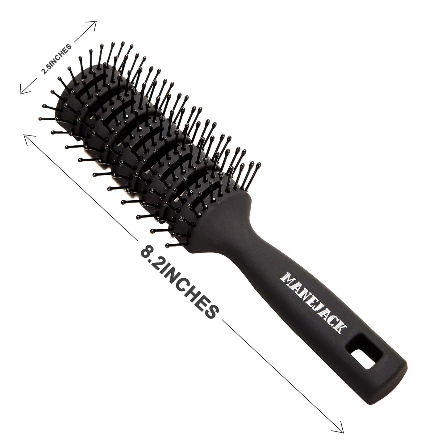 - MANEJACK Professional Men's Hair Brush  | Great Styling & Blow Drying Brush -