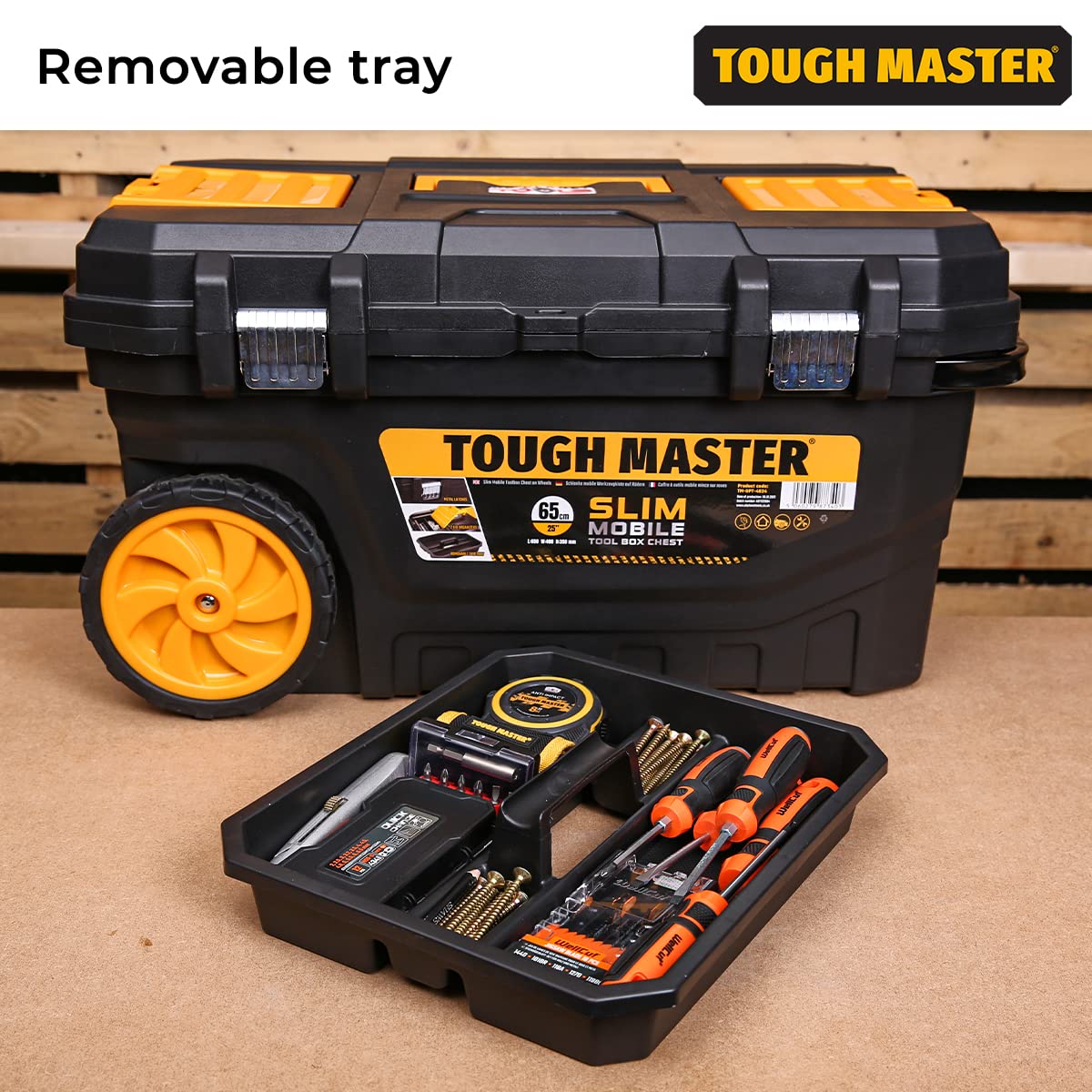 - Tool Box On Wheels | Heavy-Duty Large Toolbox | Mobile Storage Box -