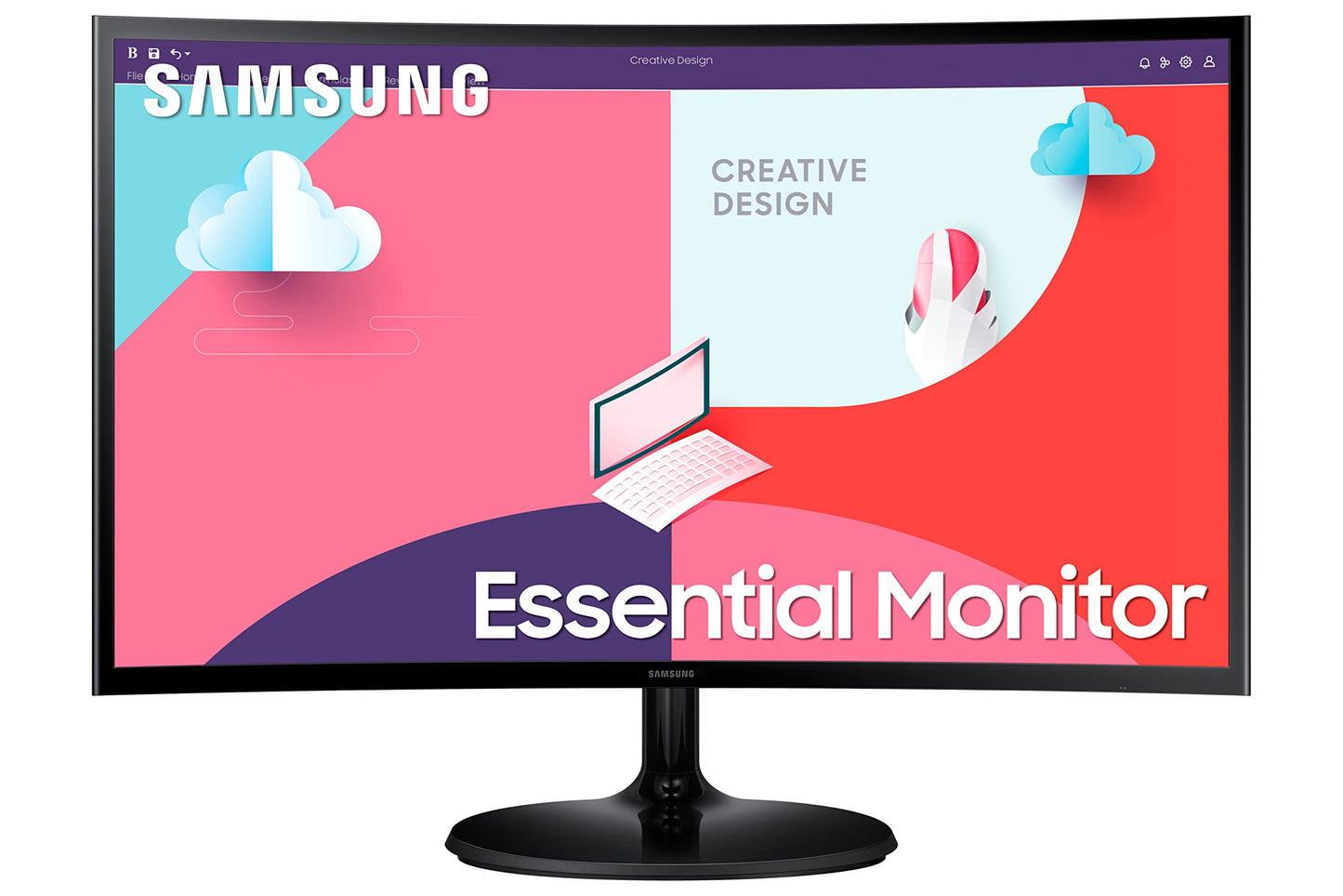 - Samsung LS24C360EAUXXU 24" Curved FullHD 1080p Monitor | 1920x1080, HDMI, VGA -