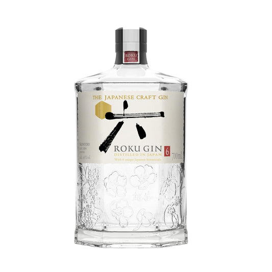 - Roku Suntory | Japanese | Craft | Gin | Crisp | Cherry Blossom, Yuzu and Sansho Pepper -