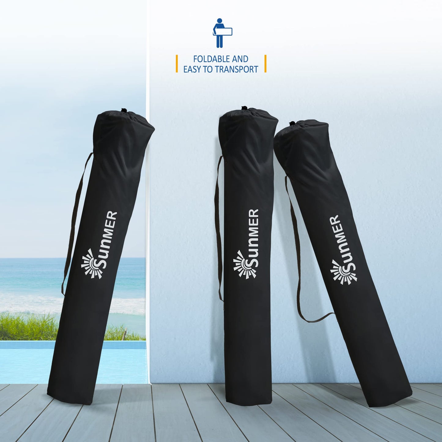 - SUNMER Set of 2 Folding Camping Chairs | Extra-Wide Lightweight Outdoor Chairs -