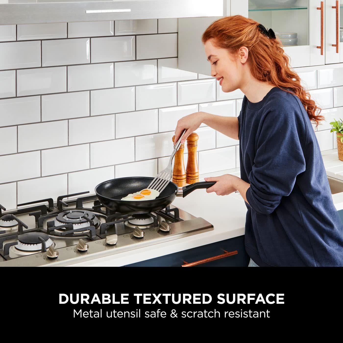 - Ninja ZEROSTICK Classic Cookware | 28cm Frying Pan | Non-Stick | Long Lasting Aluminium Frying Pan -