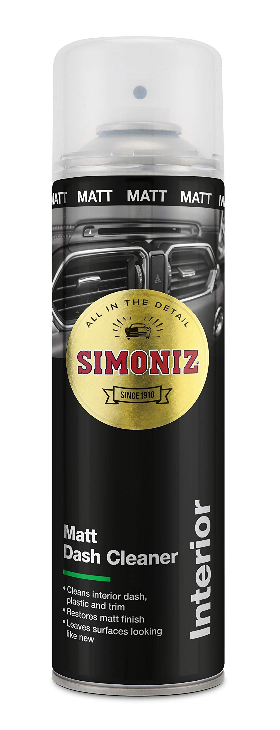 - Simoniz Matt Dashboard Cleaner | Professional Car Interior Cleaner Spray -