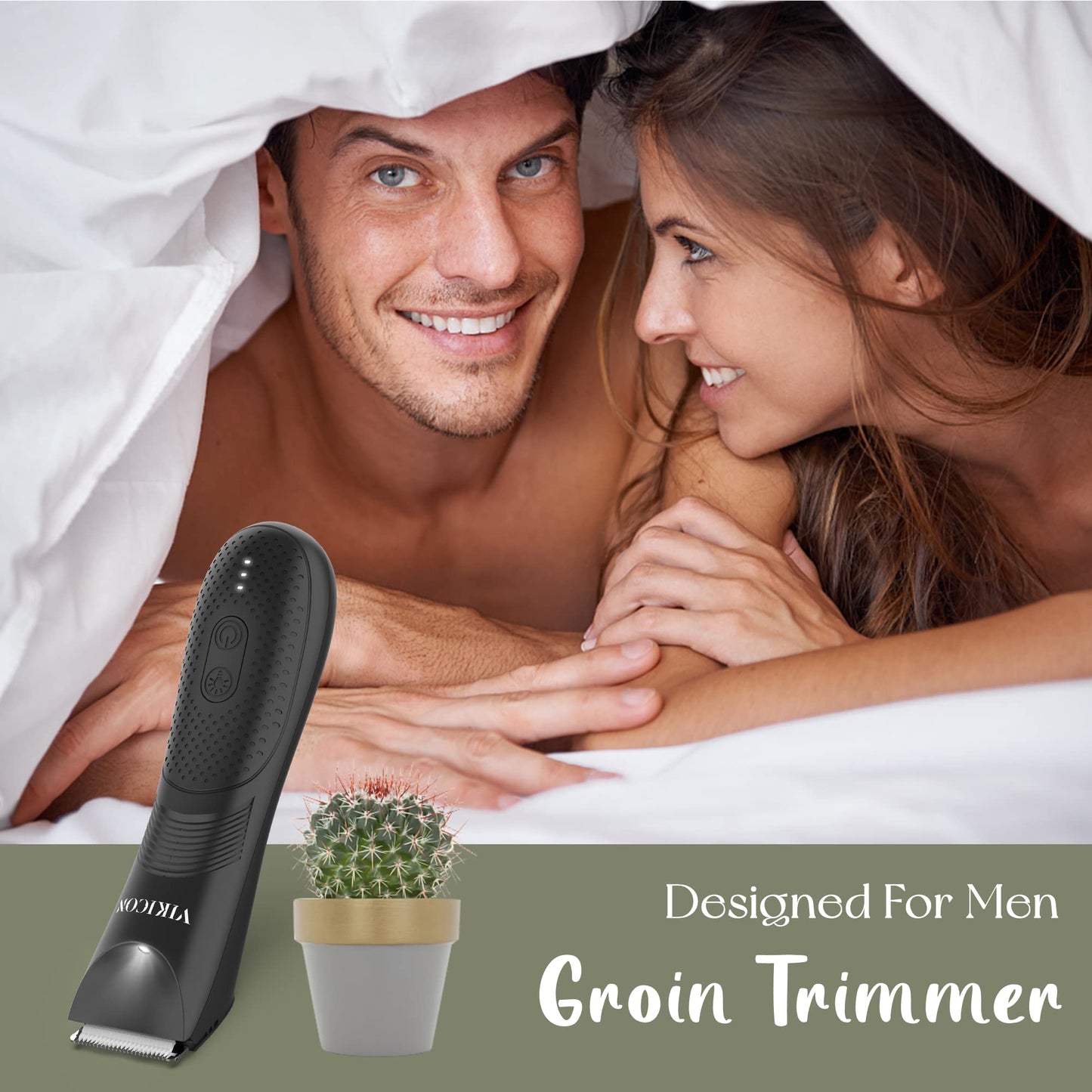 - Manscape Trimmer for Men | VIKICON Pubic/Body Hair Trimmer Men -
