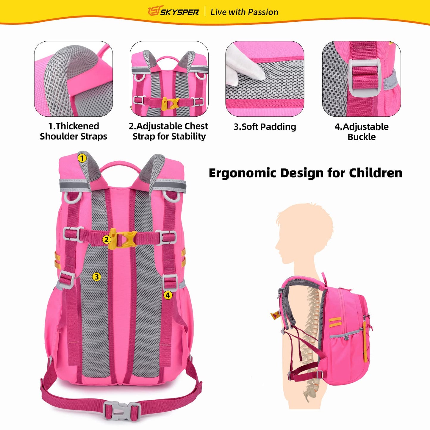 - SKYSPER Kids Backpack | 12L -