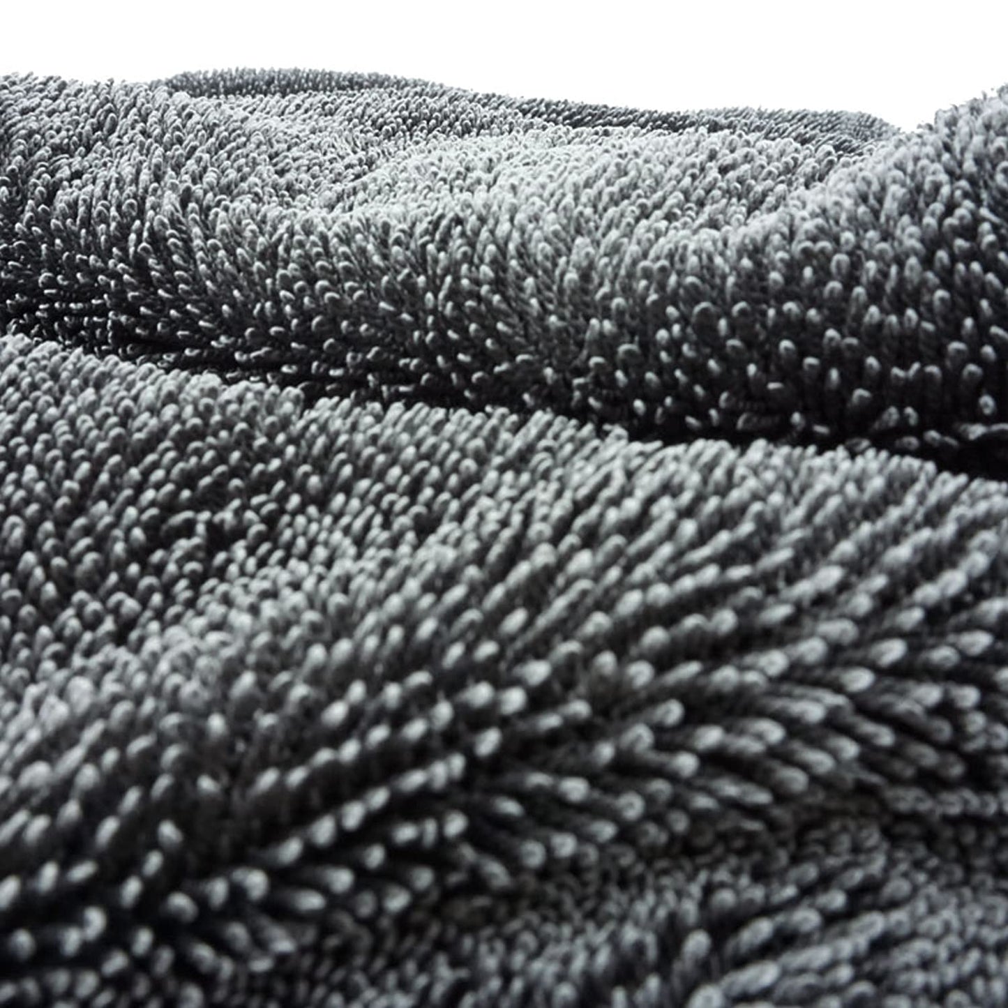 Detailers United - Hydro Hoover XL - Professional Grade Plush Microfibre Car Drying Towel 1400 GSM (50 x 80 cm) Grey For Fast Streak-Free Drying and Detailing