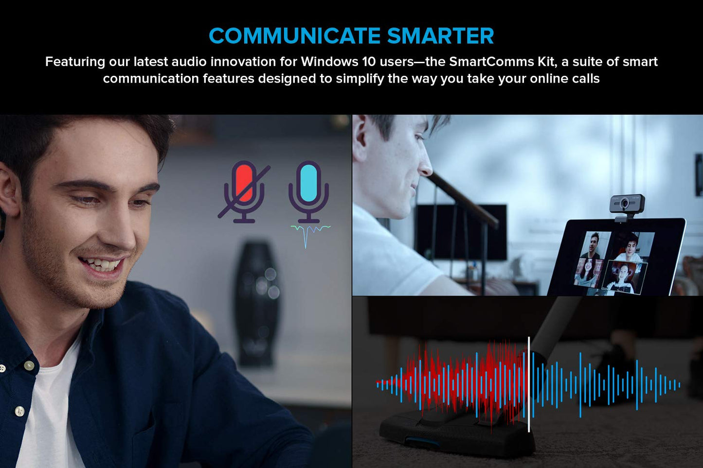 CREATIVE Live! Cam Sync 1080p V2 Full HD Wide Angle USB Webcam with Automatic Mute and Noise Cancelling for Video Calls, Improved Built-in Dual Microphone for Zoom, Skype