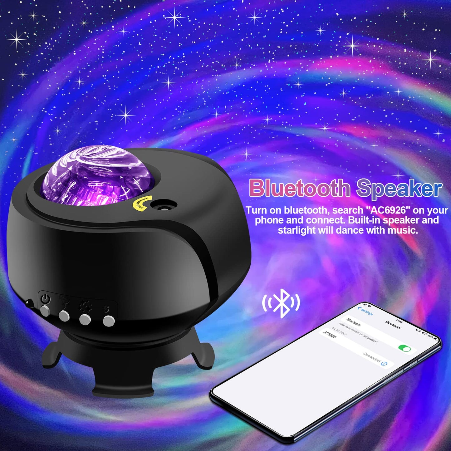 - FLITI The Largest Coverage Area Galaxy Lights Projector 2.0 | Star Projector -