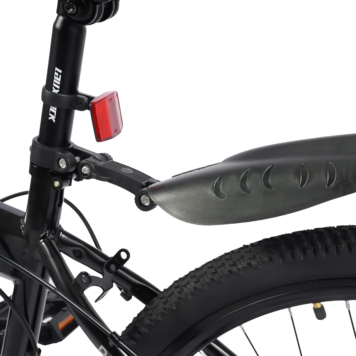 BAOCHADA 26 Inch Folding Bike 21 Speed Mountain Bike, Adult Folding Mountainbike Gears Folding Bicycle with Dual Disc Brake Hard Frame MTB Bike for Men and Women, Black+Silver