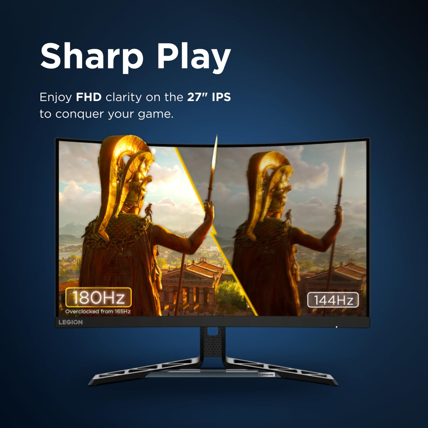 - Lenovo Legion R27i-30 27 inch Gaming Monitor | PS5, Xbox, PC Screen -