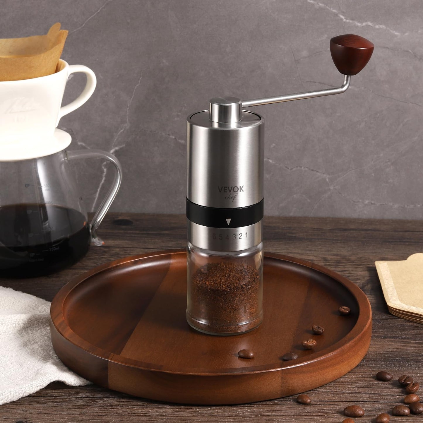 - Vevok Chef Manual Coffee Grinder -