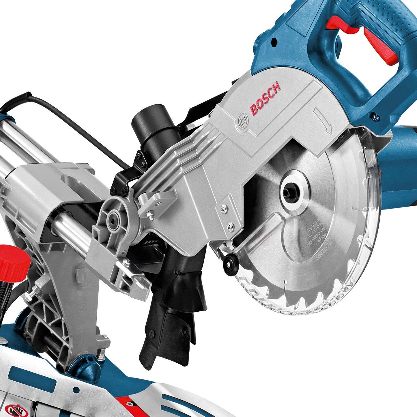 Bosch Professional Sliding Mitre Saw GCM 800 SJ (240V, incl. 1x Hex Key, 1 x Circular Saw Blade, Optiline Wood, 216 x 30 x 2.8 mm, 24, in Cardboard Box)