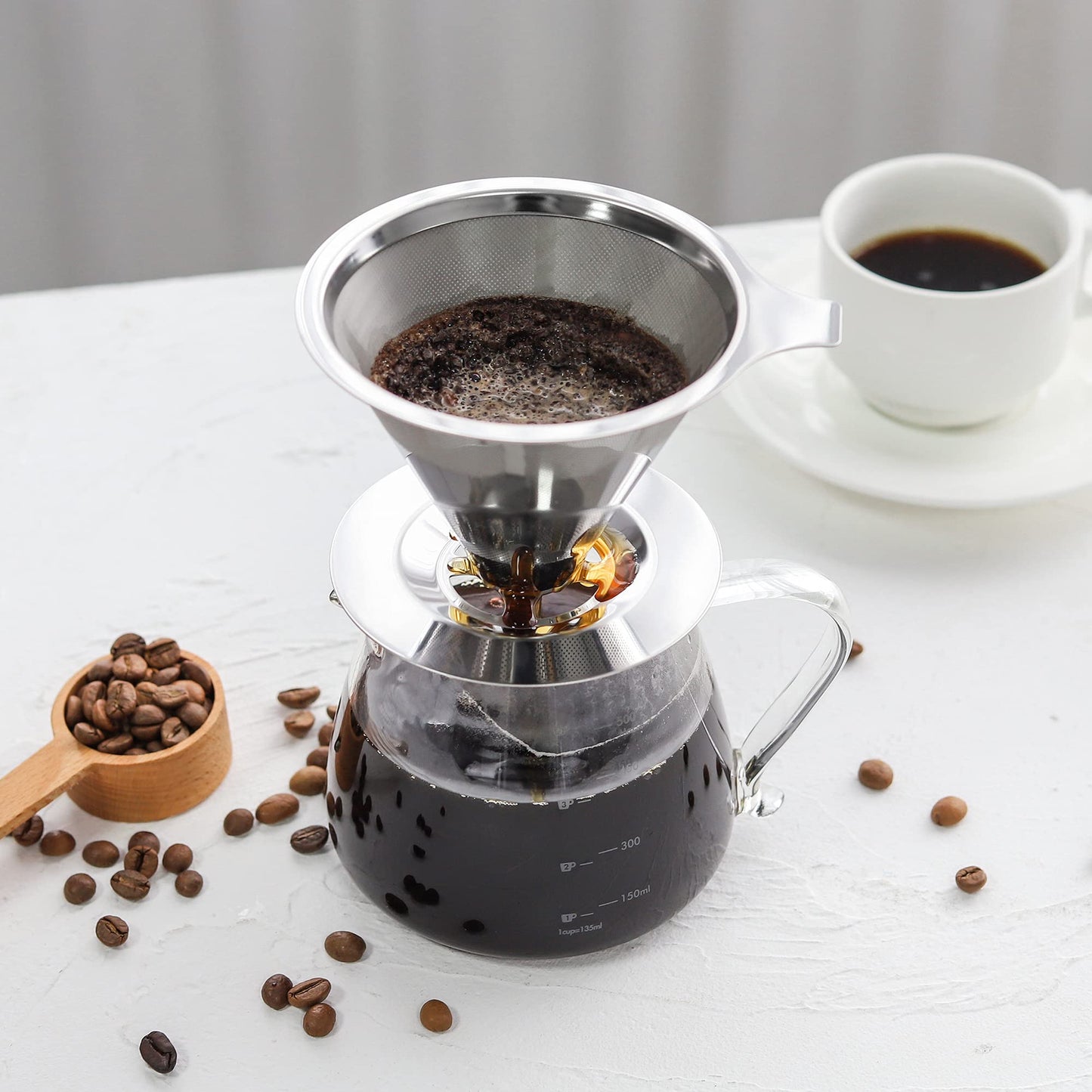 - Vevok Chef Pour Over Coffee Maker Set -
