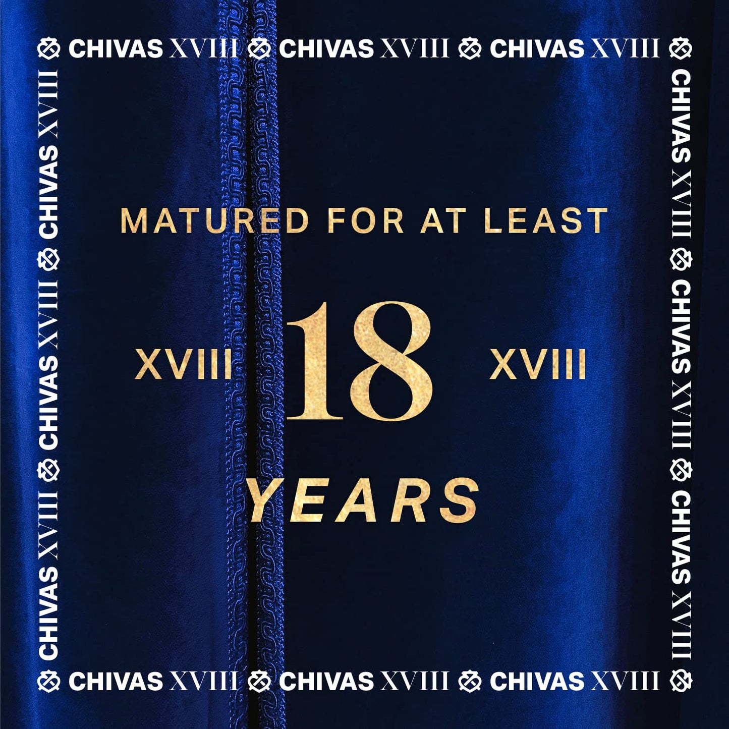 Chivas Regal 18 Year Old Blended Scotch Whisky, Gold Signature, 70 cl
