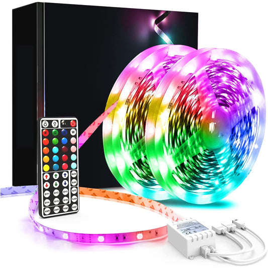 - phopollo Led Strip Light | 10m Led Light Strips with 44-Keys Remote -