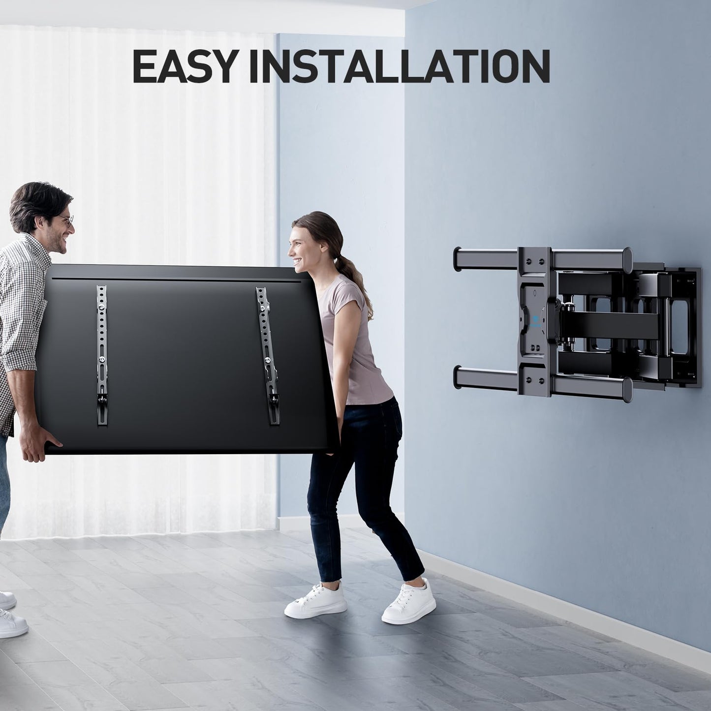 - PERLESMITH TV Wall Bracket | TV Bracket for 37-85 Inch TVs | Max 60kg | TV Wall Bracket -