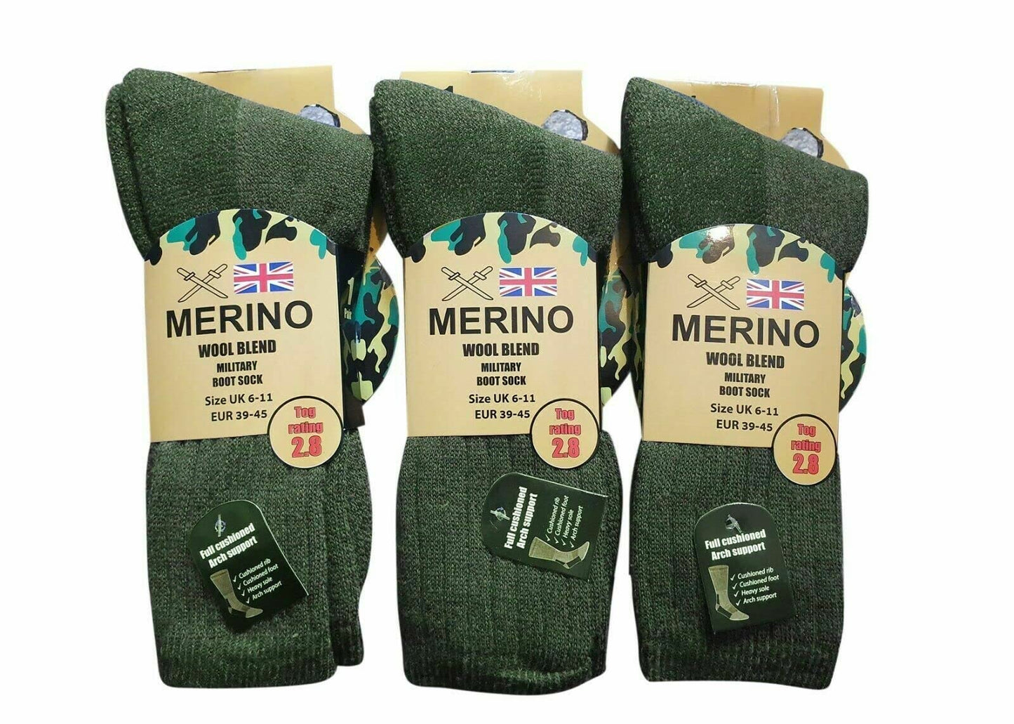 - QZ FASHION 4 Pairs Mens Military Socks | Army Thermal -