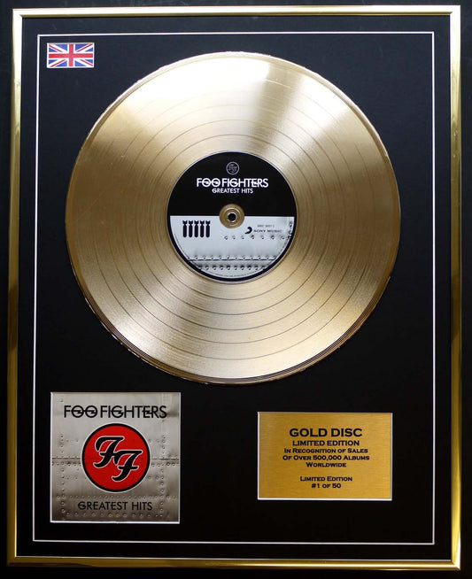 - FOO FIGHTERS | Cd Gold Disc Record Limited Edition/GREATEST HITS -