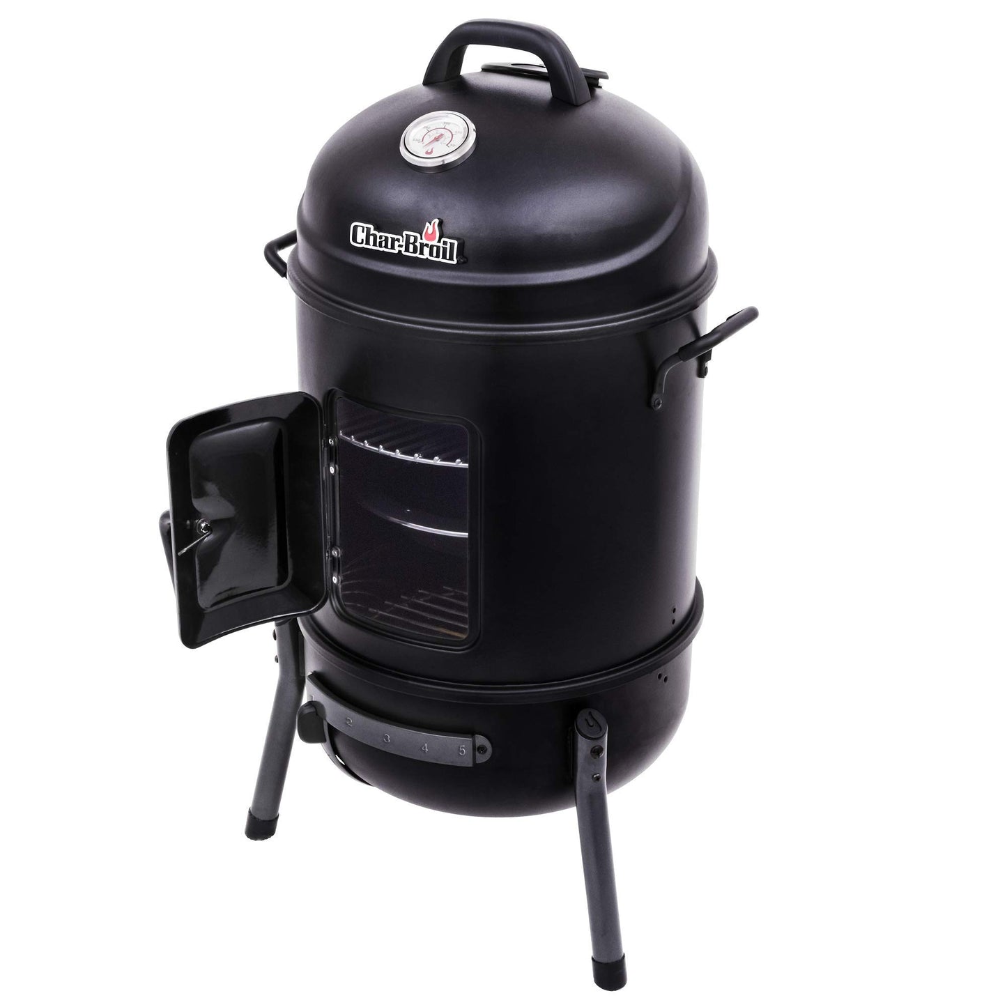 Char-Broil 140 871 - Traditional Bullet Smoker, black