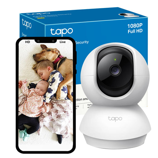- Tapo Wifi Camera | Indoor Camera for Security | 1080p | Pet Camera | Wireless 360° for Baby Monitor, CCTV | Night Vision | Works with Alexa & Google -