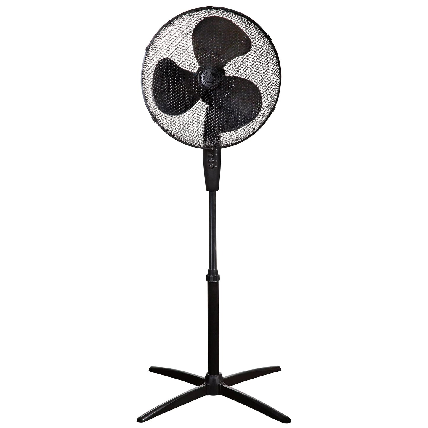 - Zanussi 16" Inch, Lightweight, Pedestal Fan, 3 Speeds, Wide-Angled Oscillation