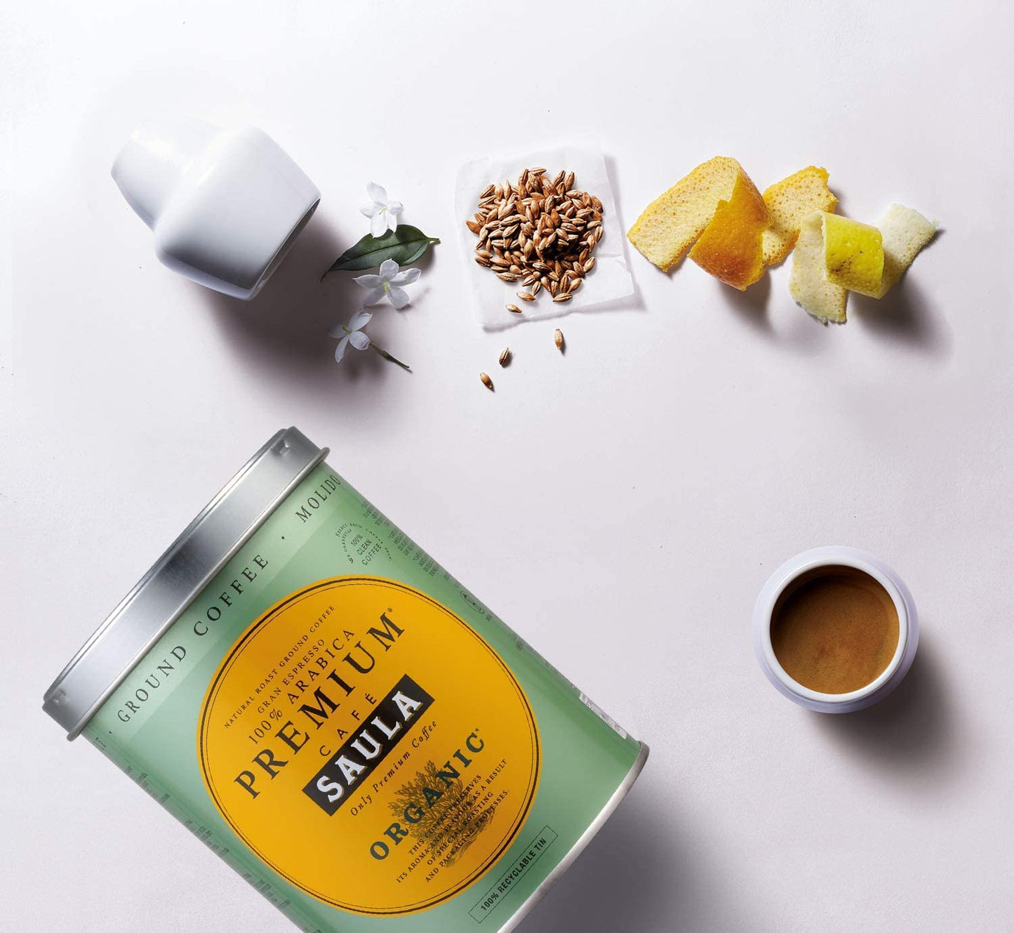 - Premium Organic Ground Coffee | 100% Arabica Spanish Espresso Blend -