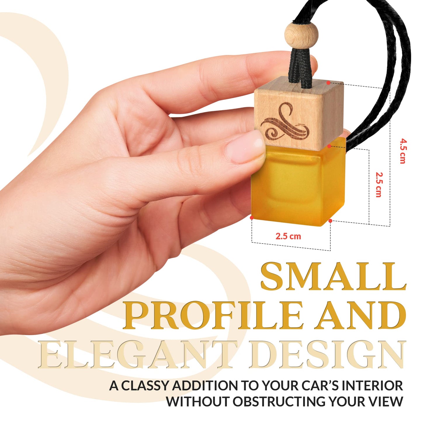 - One Million Car Air Freshener for Men | Car Scents Air Freshener with Vent Clip | Strong Car Perfume Air Freshener with Odour Eliminating Technology | Long Lasting Car Air Freshener -