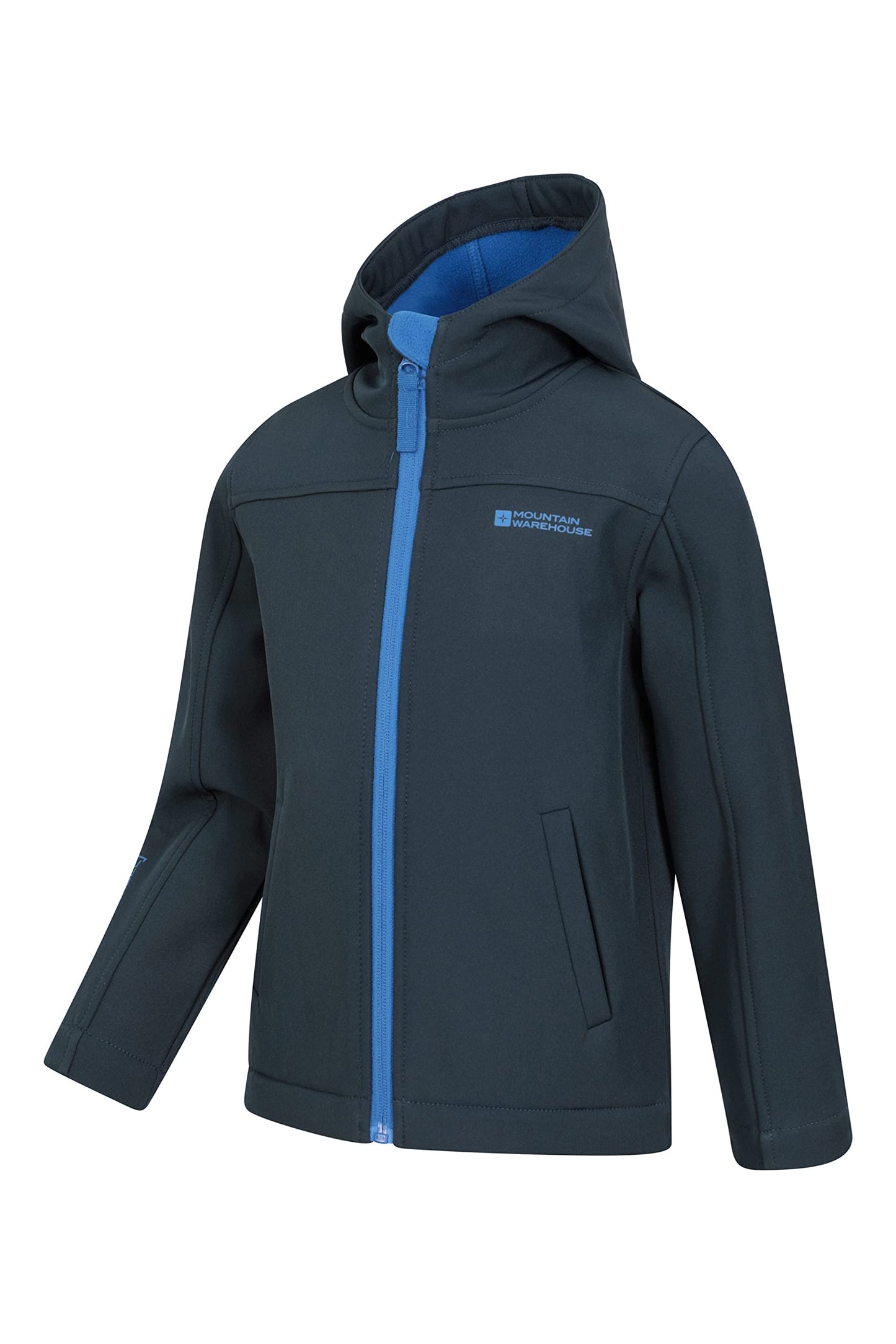 - Mountain Warehouse Exodus Kids Softshell Jacket | Breathable | Wind Resistant | Water Resistant & Fleece Lined -