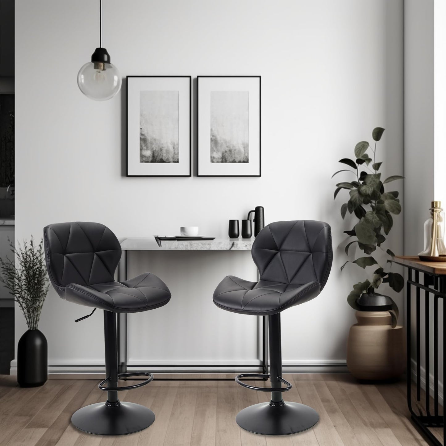 - WangPangzi Bar Stools Set of 2 Bar Chairs,Modern Height Adjustable Kitchen Stools