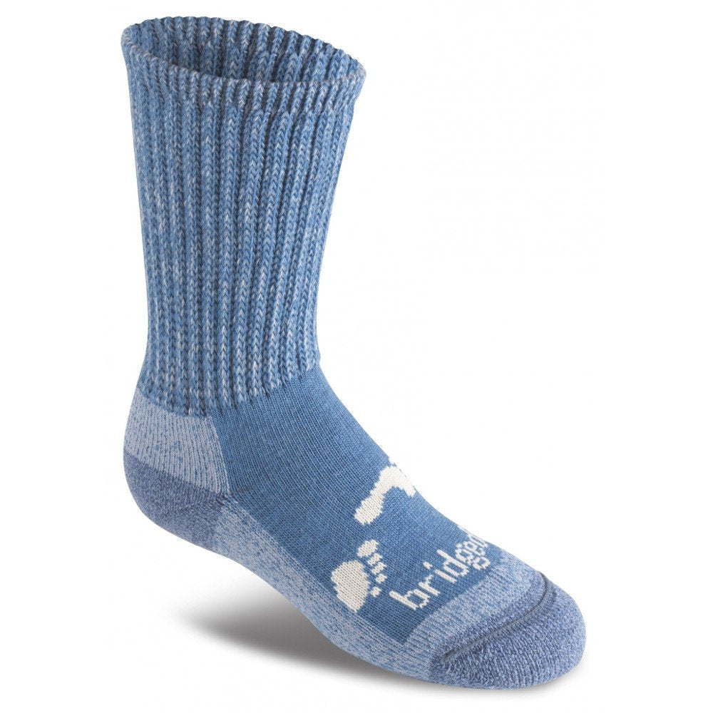 Bridgedale HIKE All Season Merino Comfort Boot-Junior- J. X-Large (NO VAT)-Storm Blue