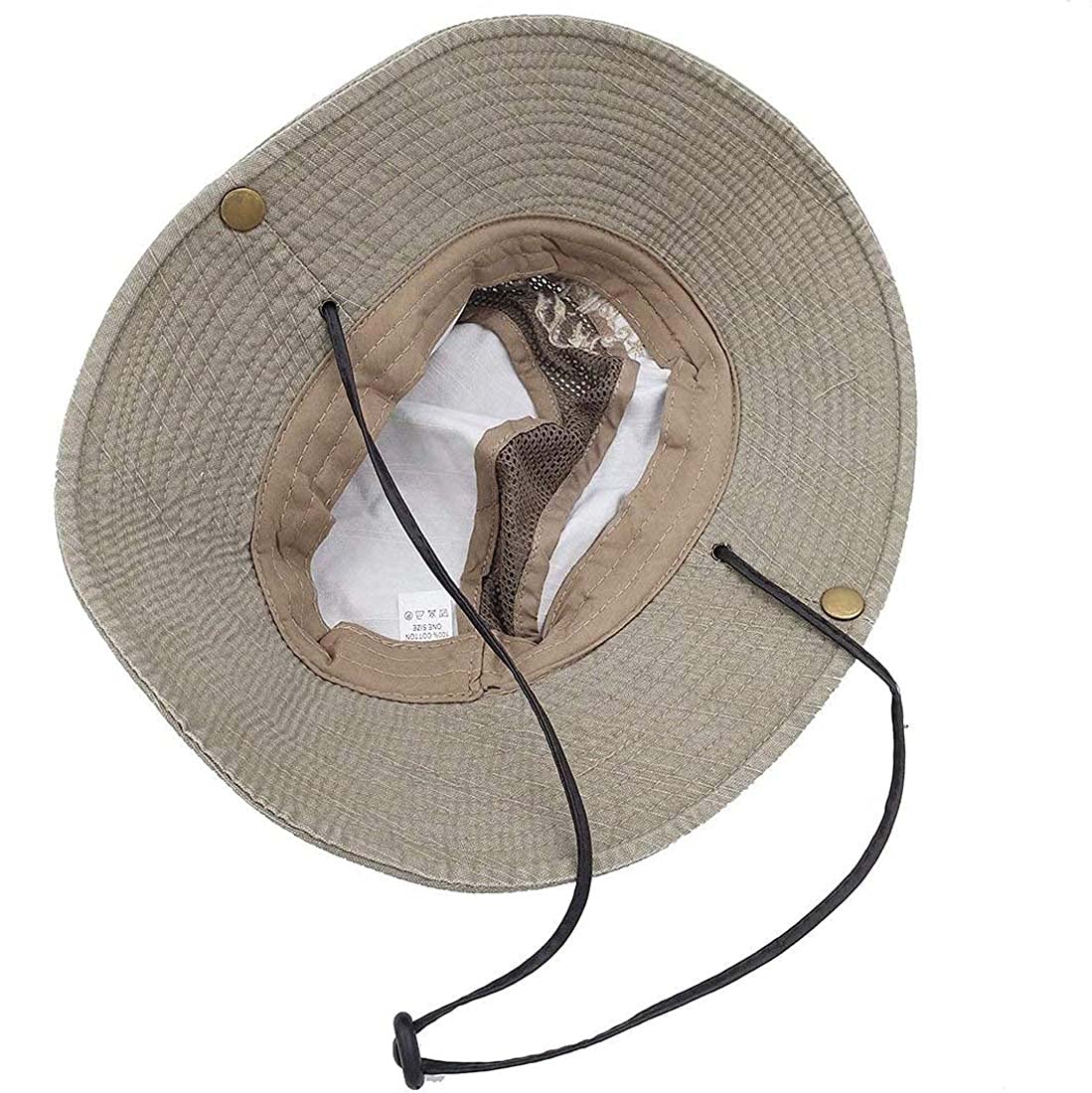 - THENICE | Cotton Sun Cap | Outdoor Bucket Mesh Boonie Hat