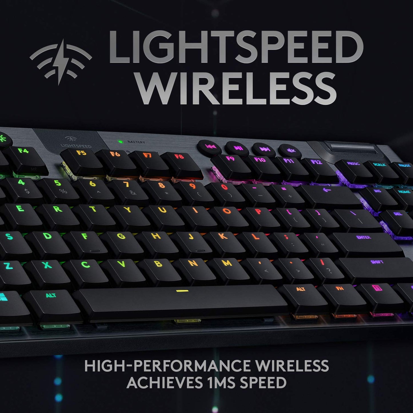 - Logitech G915 LIGHTSPEED TKL Tenkeyless Wireless Mechanical Gaming Keyboard -