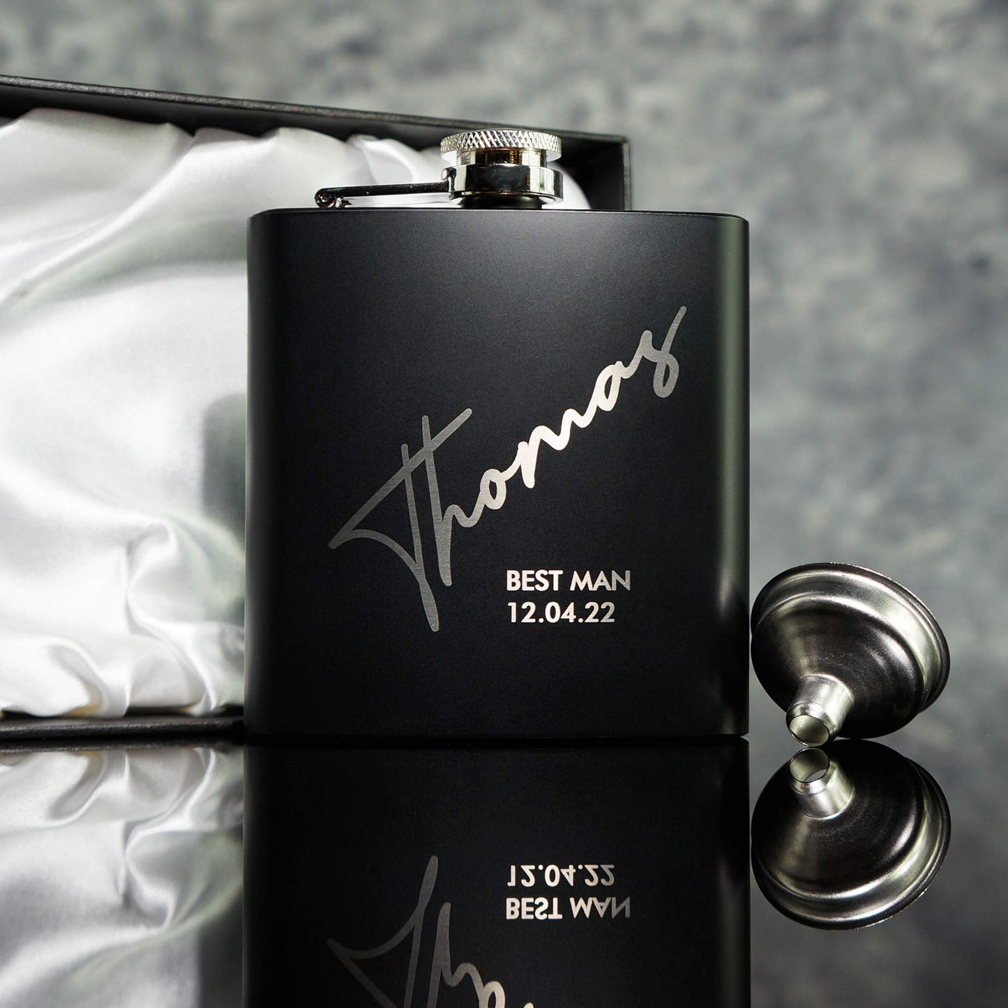 - Personalised Hip Flask | Groomsman or Best Man/Usher Gift -