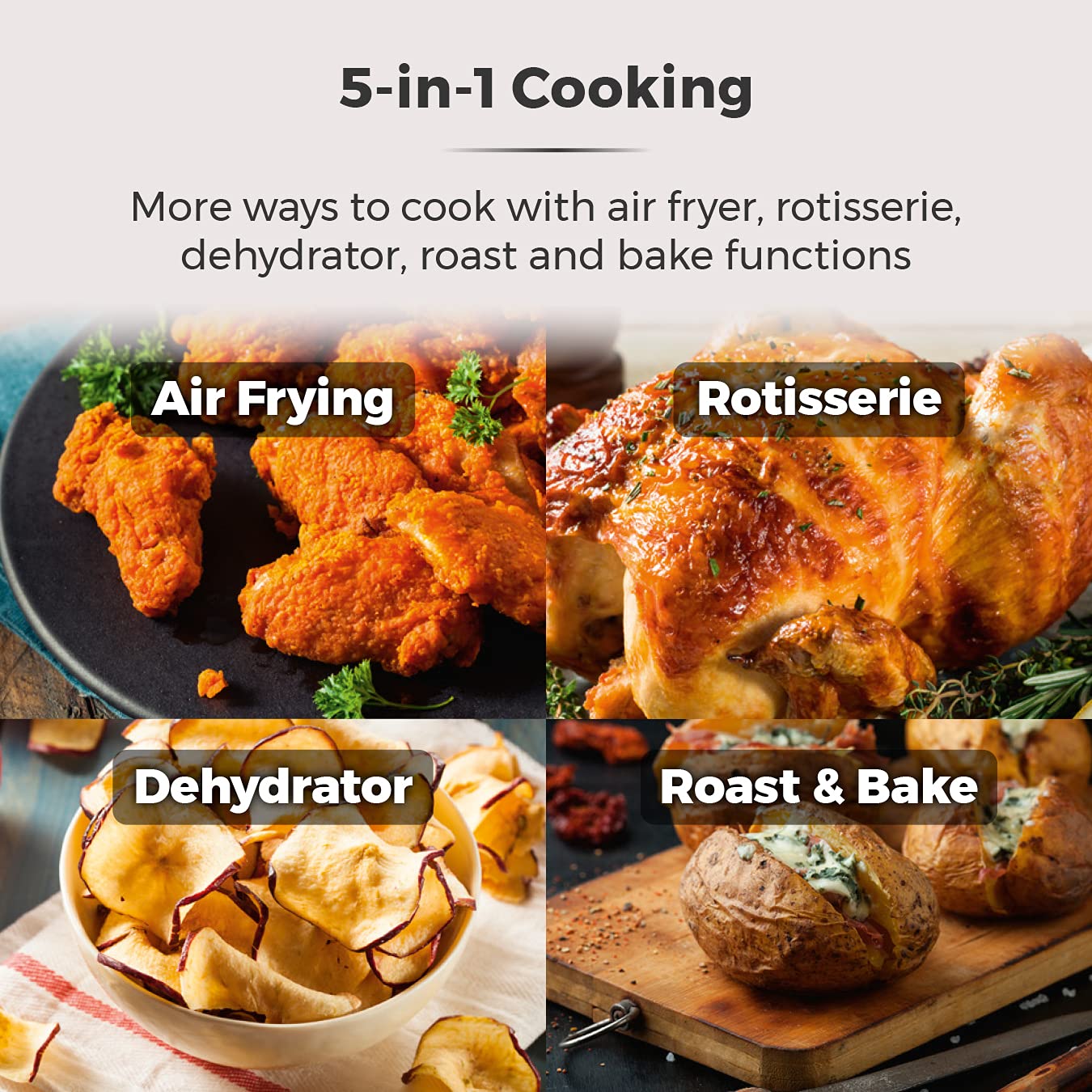 - Tower T17039 Xpress Pro| 5-in-1 Digital Air Fryer | Oven with Rapid Air Circulation -