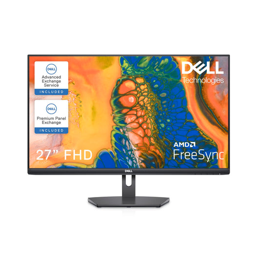 Dell S2721NX 27 Inch Full HD (1920x1080) Monitor, 75Hz, IPS, 4ms, AMD FreeSync, Ultrathin Bezel, 2x HDMI, 3 Year Warranty, Black