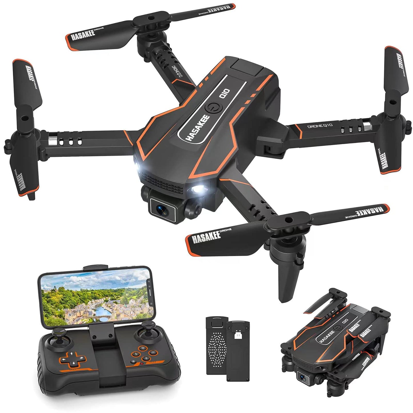 - Q10 Mini Drone with Camera | 720P HD FPV | Foldable Quadcopter | Gravity Sensor Mode -