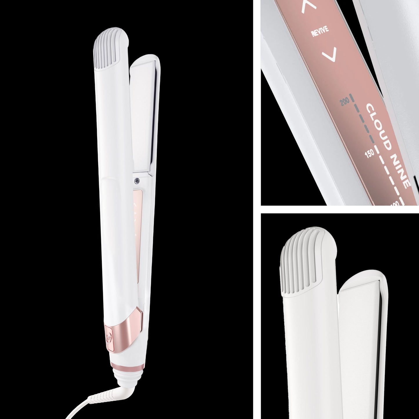 CLOUD NINE The Original Iron Pro Hair Straightener | Variable Temperature Control 100°C to 200°C | Ceramic Floating Plates | Quick Heat Technology | Designed for Everyday Straightening
