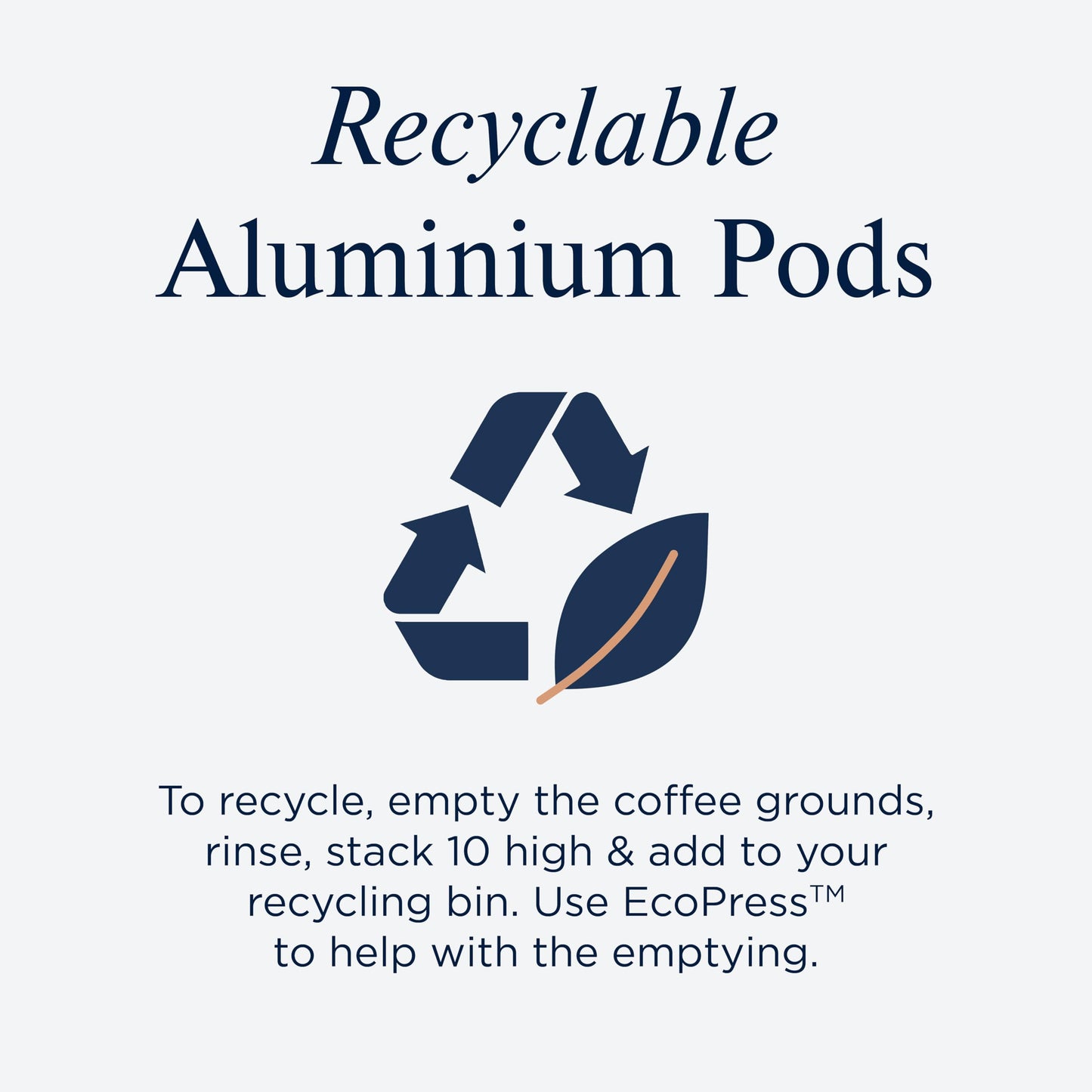 CafePod Coffee Pods Nespresso Compatible Half-Caff Brunch Blend 60 Aluminium Capsules