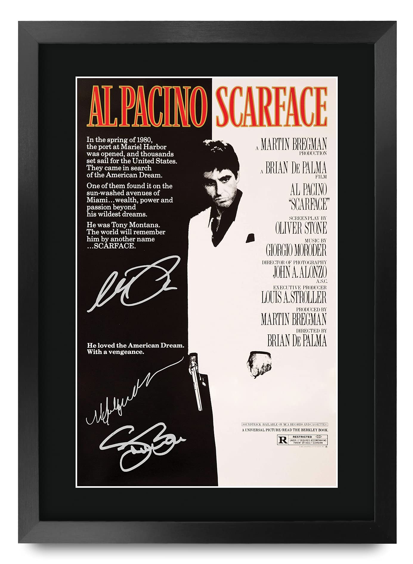 - HWC Trading A3 FR Scarface Movie Poster -