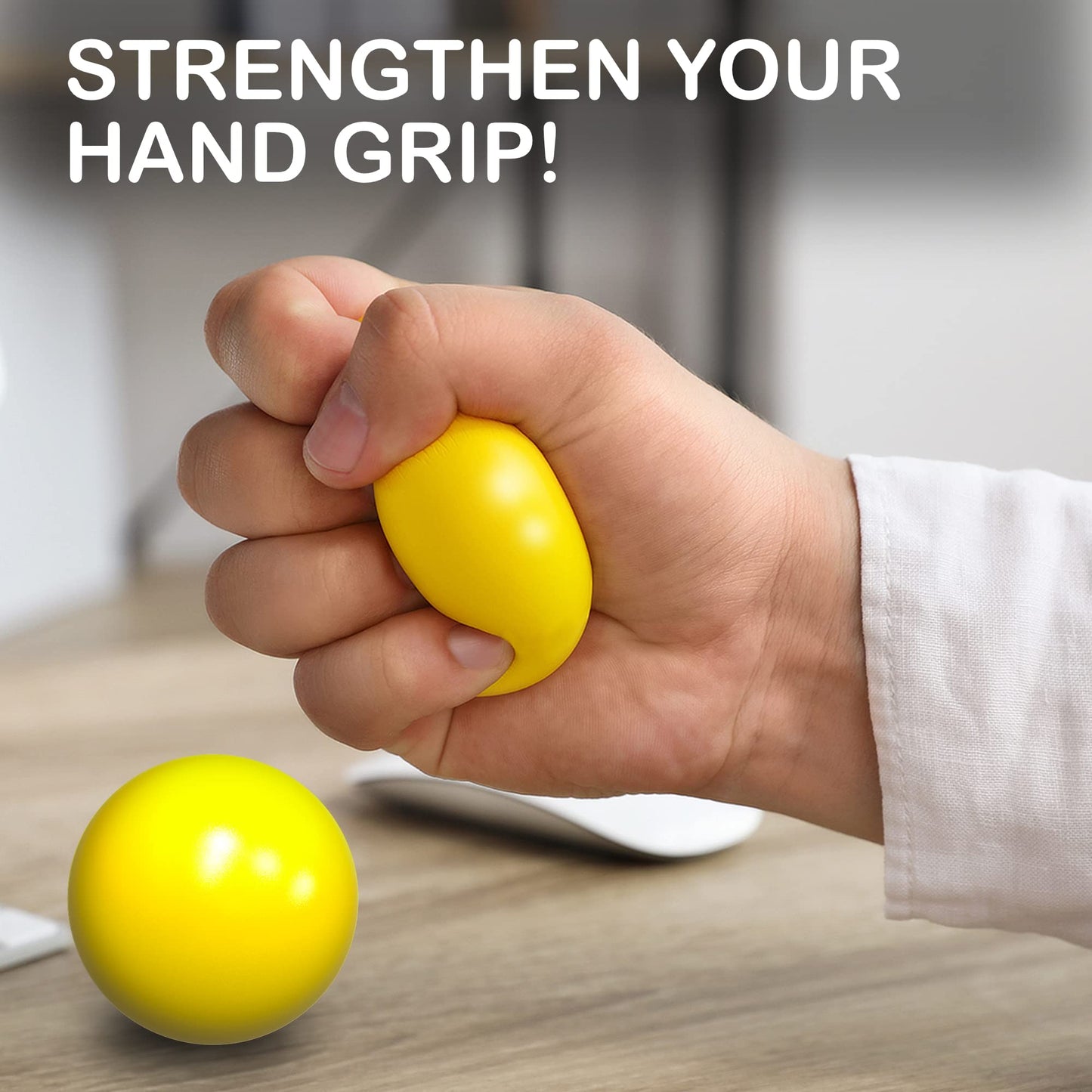 - Motivational Stress Balls for Kids and Adults (4 Pack) -