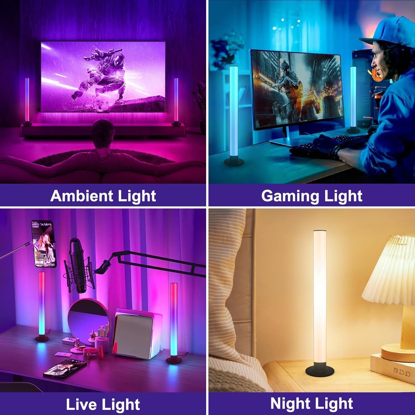 - Smart LED Light Bars | Gaming Lights RGB Flow Light Bars -