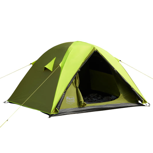- TIMBER RIDGE 4 Man Blackout Tent | 3-4 Person Family Camping Tent | UV Protection -